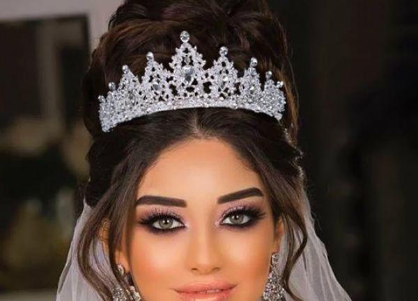 عکس شینیون مو ی عروس