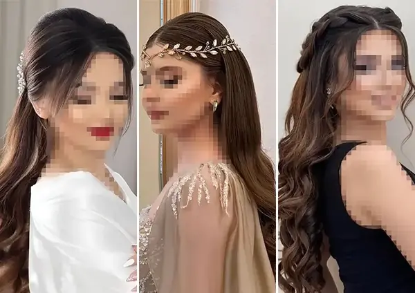 عکس شینیون مو ی عروس