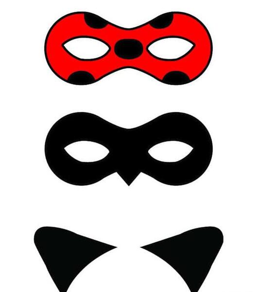 عکس نقاب کت نوار