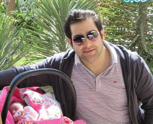 عکس شاهین جمشیدی و دخترش
