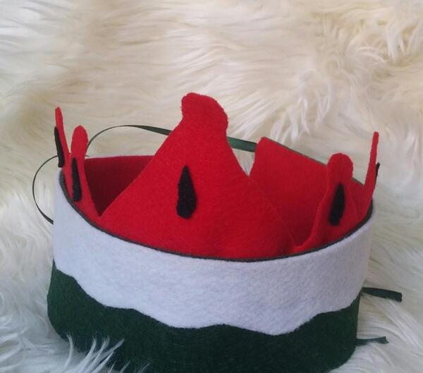 عکس تاج یلدایی نمدی