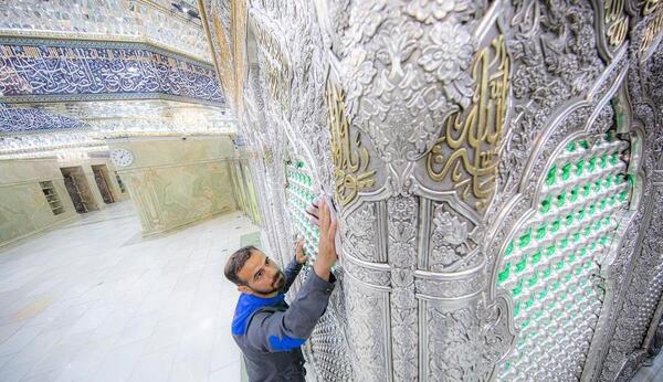 عکس حرم امام حسین برای نقاشی