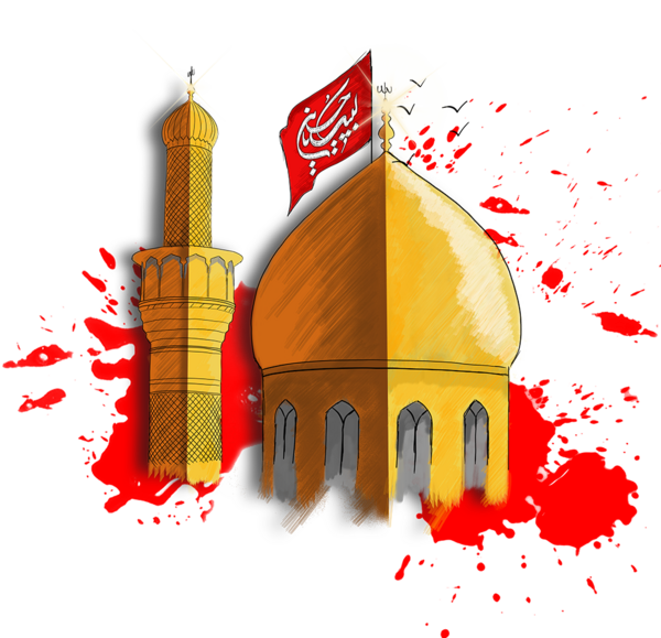 عکس حرم امام حسین برای نقاشی