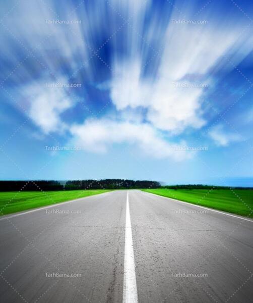 عکس جاده برای فتوشاپ