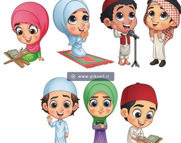 عکس وکتور دختر و پسر