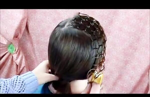عکس بافت مو لانه زنبوری