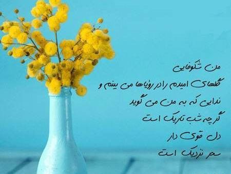 عکس نوشته زیبای بهاری