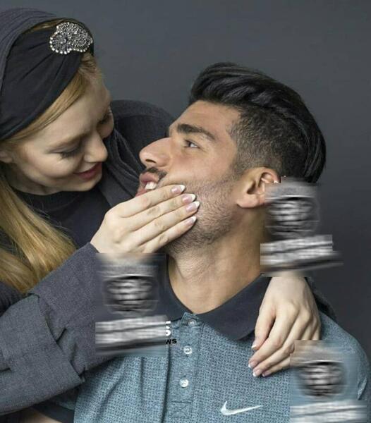 عکس مهدی طارمی با سحر قریشی در آتلیه