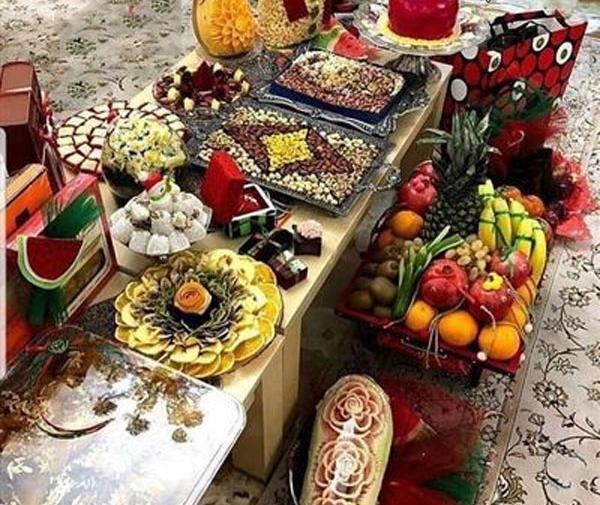 عکس ایده شب یلدا عروس نی نی سایت