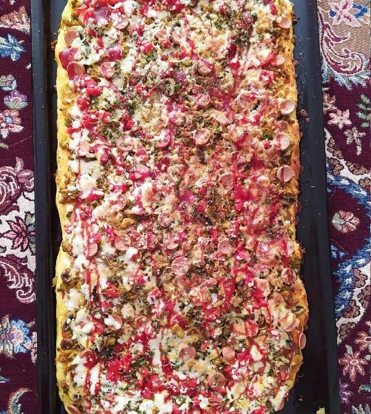 عکس پیتزا غول پیکر