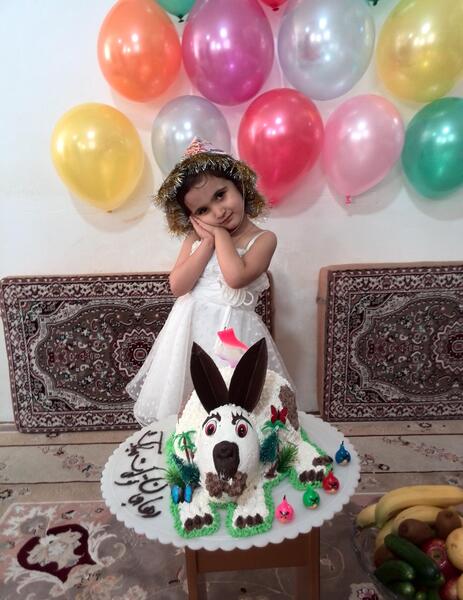 عکس تولد رها