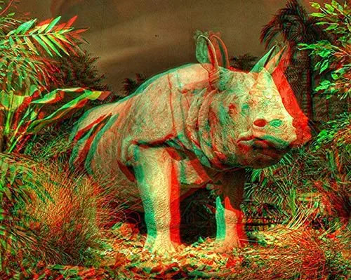 عکس سه بعدی با عینک ابی قرمز