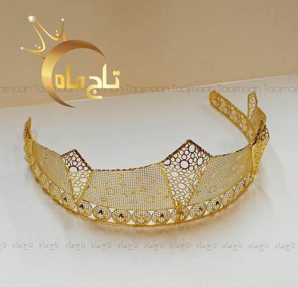 عکس تاج طلا عروس
