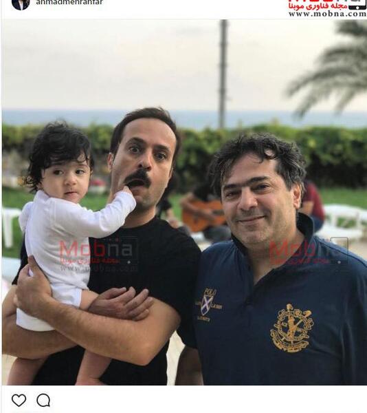 عکس بچه احمد مهرانفر