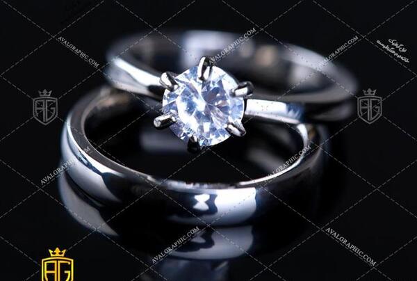 عکس رینگ ساده سفید