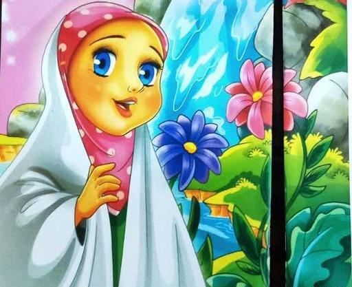عکس نقاشی فانتزی حجاب