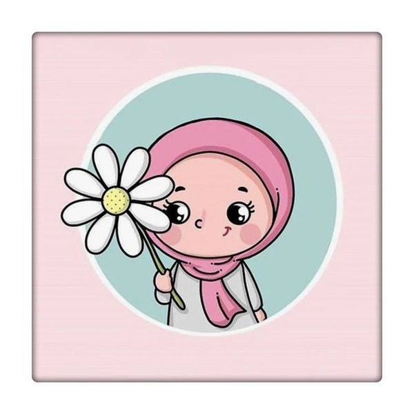 عکس نقاشی فانتزی حجاب