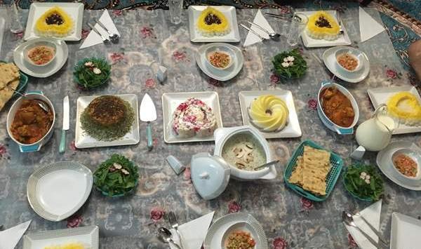 عکس غذای مهمانی نی نی سایت