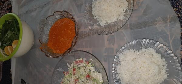 عکس غذای مهمانی نی نی سایت