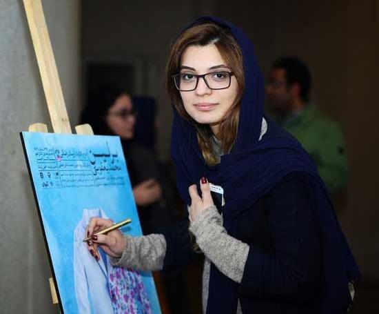 عکس هانیه در فیلم چوب خط