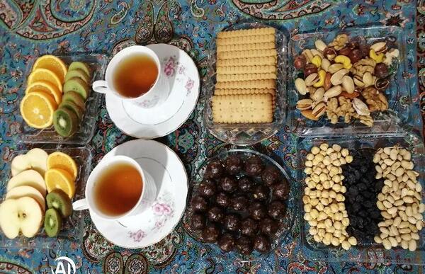 عکس چای عصرانه