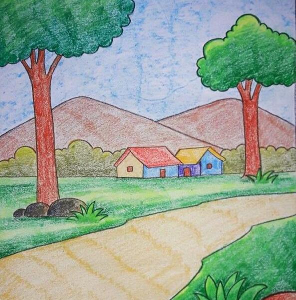 عکس نقاشی برای روز طبیعت