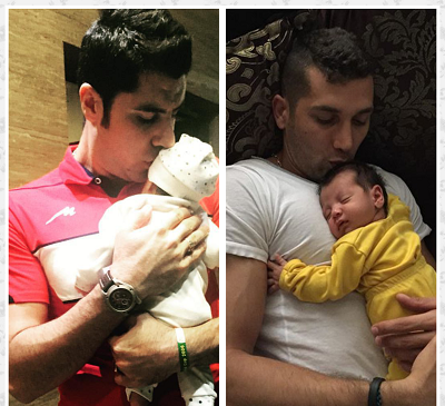 عکسهای تولد آرسام محمودی