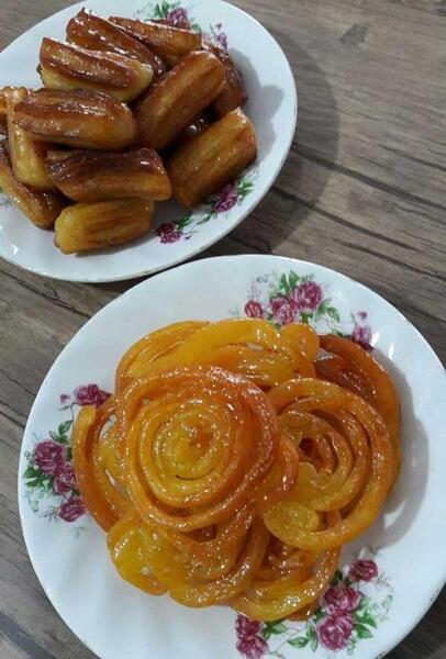 عکس زولبیا بامیه خانگی