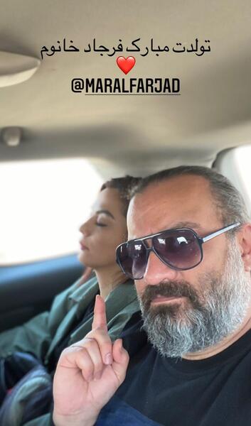 عکس همسر جدید مهراب قاسم خانی