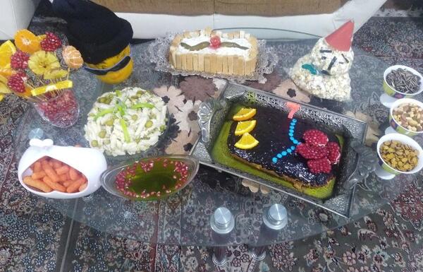 عکس شب یلدا زینب