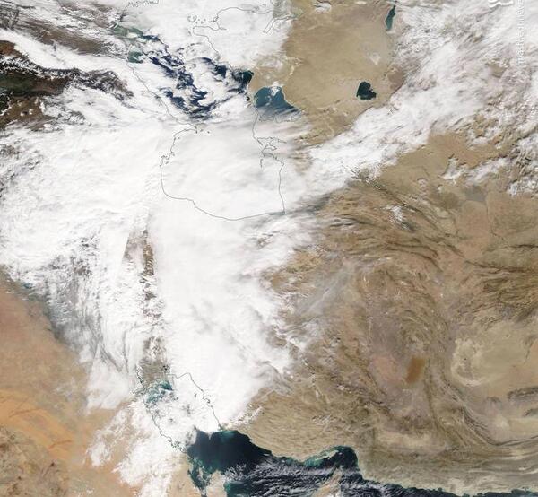 عکس از ماهواره ای ایران