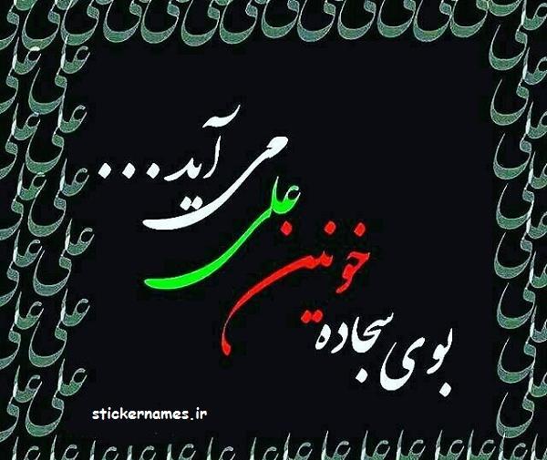 عکس نوشته تسلیت ضربت خوردن امام علی