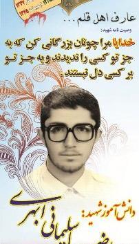 عکس شهید رضا سلیمانی ابهری