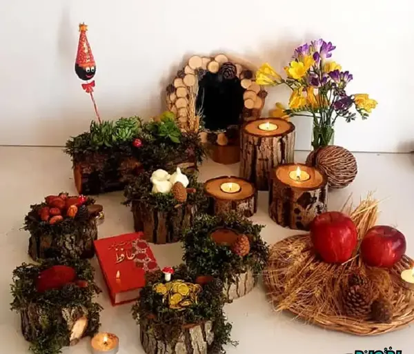 عکس ایده تزیین سفره هفت سین ۱۴۰۰