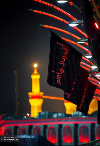عکس امام حسین در بهشت