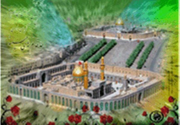 عکس امام حسین در بهشت