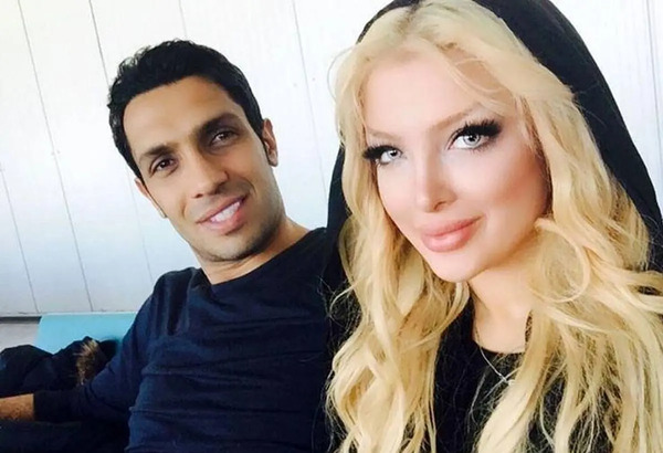 عکس سپهر آزادی و همسرش
