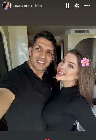 عکس سپهر آزادی و همسرش