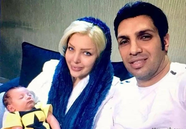 عکس سپهر آزادی و همسرش