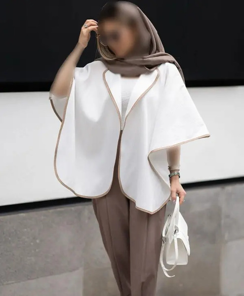 عکس مانتوی سفید