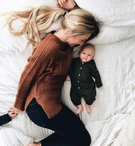 عکس مادر و فرزند در آتلیه