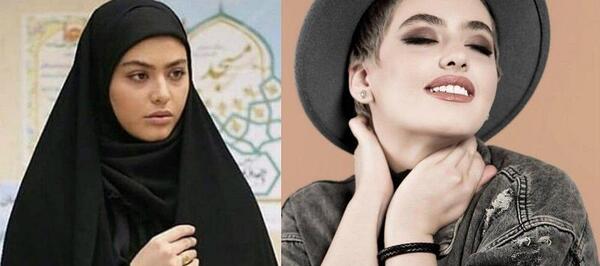 عکسهای ریحانه پارسا با چادر