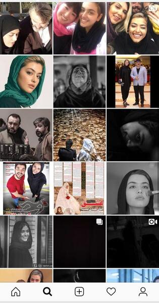 عکسهای ریحانه پارسا با چادر
