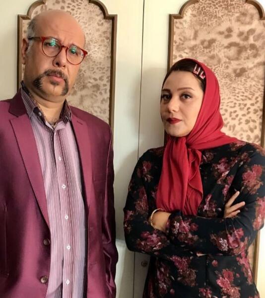 عکس شبنم مقدمی با همسرش