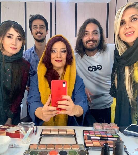 عکس شبنم مقدمی با همسرش
