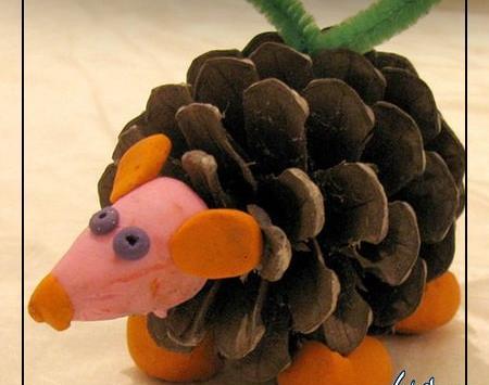 عکس جوجه تیغی کاردستی