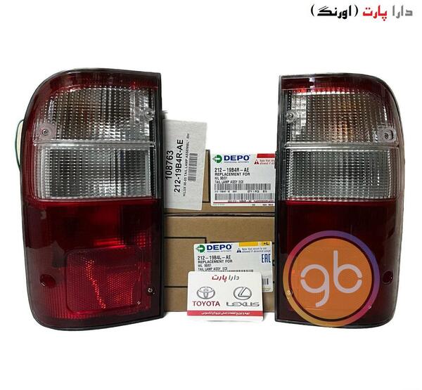 عکس چراغ عقب تویوتا