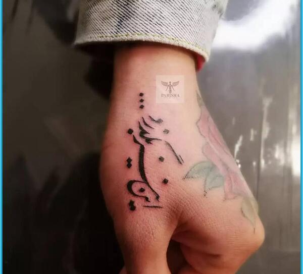 عکس تاتو حروف