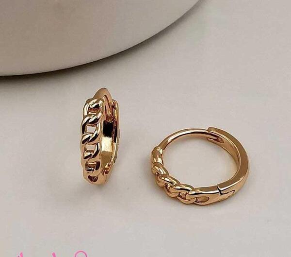 عکس گوشواره حلقه ای ریز