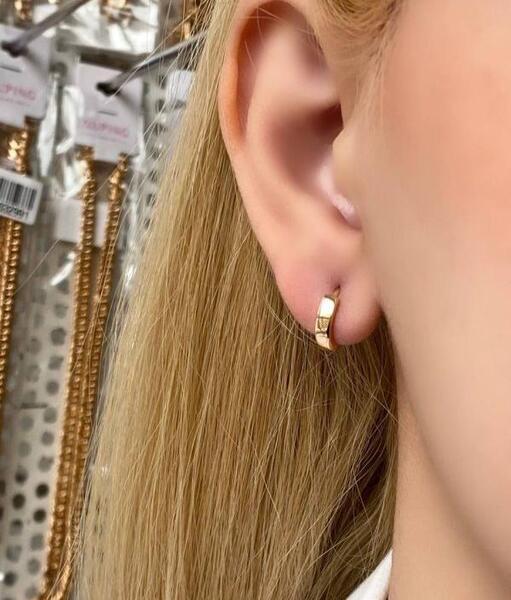 عکس گوشواره حلقه ای ریز